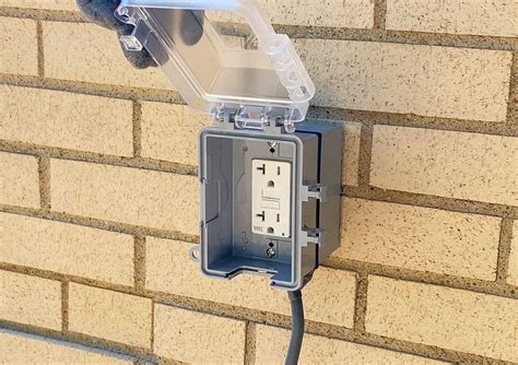 how do you make a box for outdoor electrical outlet|putting electrical box existing drywall.